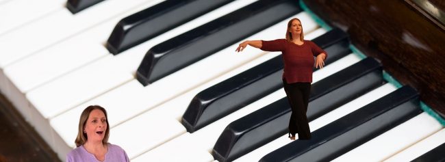 Klavier, Salsa, Singen